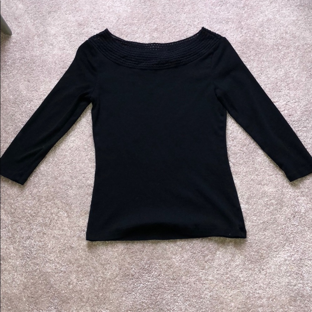 Lauren Ralph Lauren Black Top
